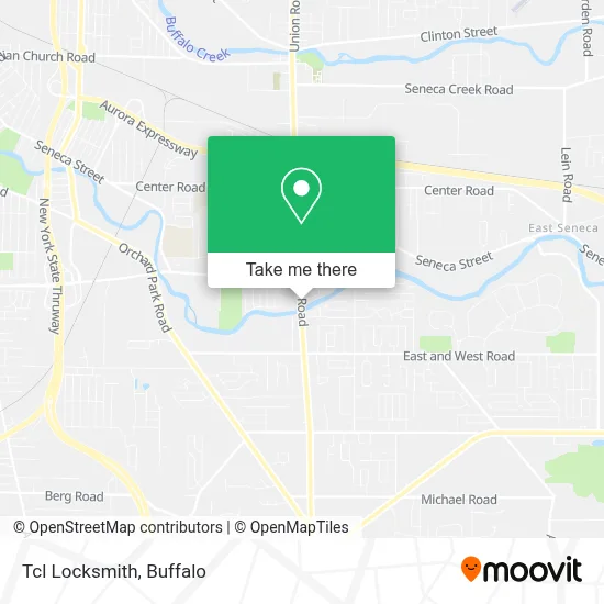 Tcl Locksmith map