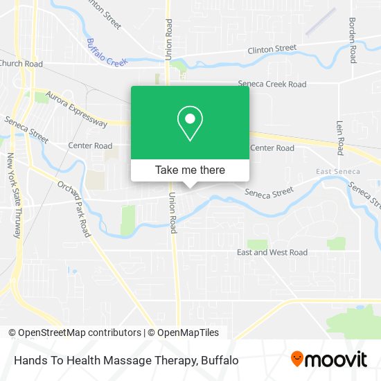 Hands To Health Massage Therapy map
