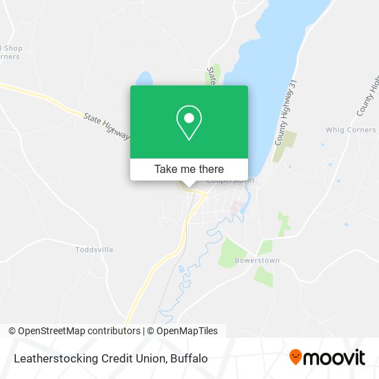 Mapa de Leatherstocking Credit Union