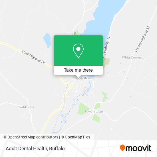 Adult Dental Health map