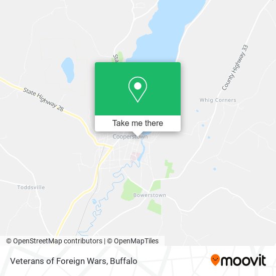 Veterans of Foreign Wars map