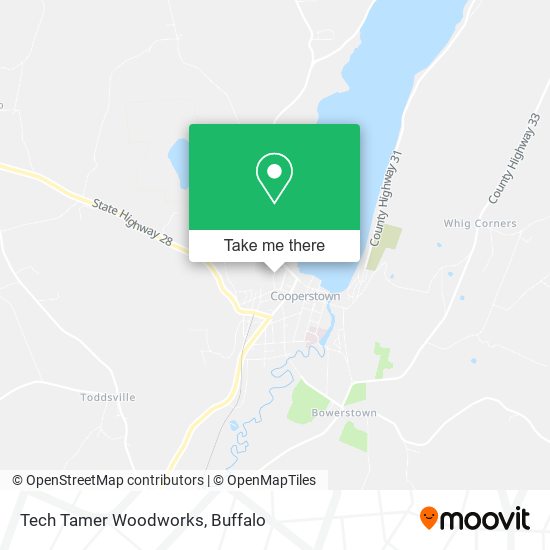 Mapa de Tech Tamer Woodworks
