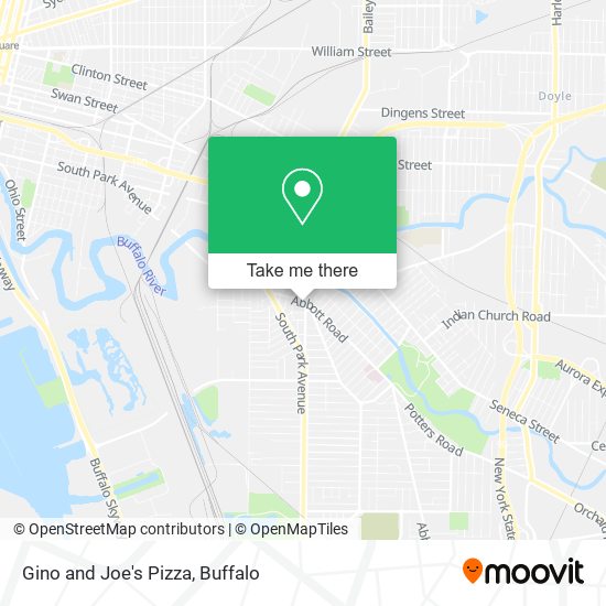 Mapa de Gino and Joe's Pizza