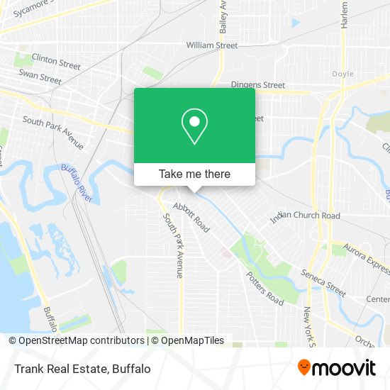 Trank Real Estate map