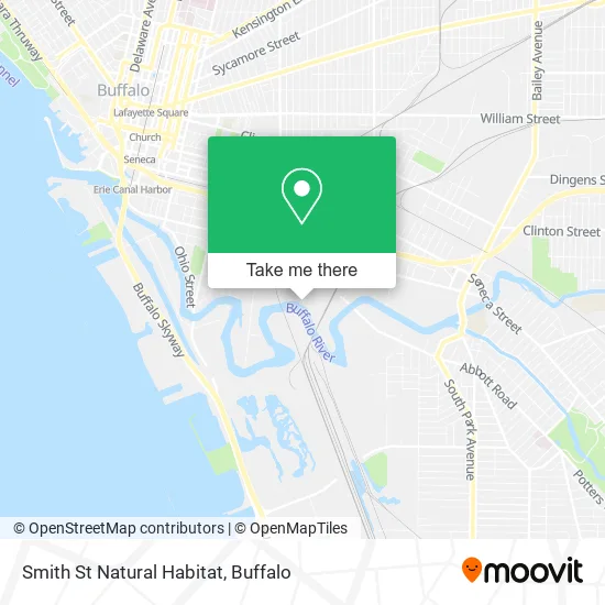 Smith St Natural Habitat map