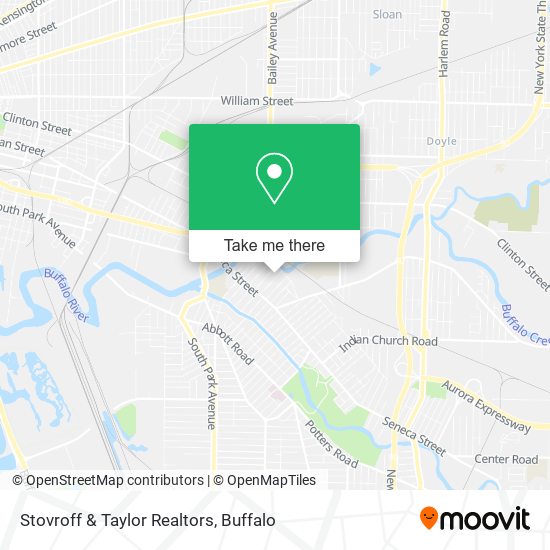Stovroff & Taylor Realtors map