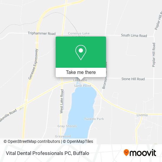 Mapa de Vital Dental Professionals PC