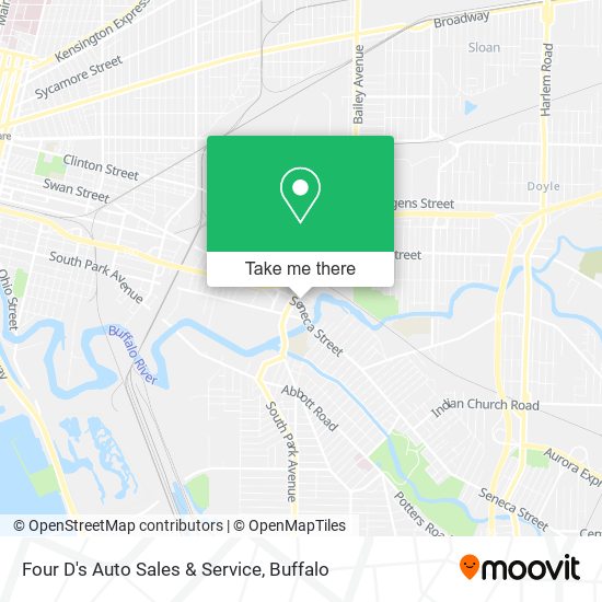 Four D's Auto Sales & Service map