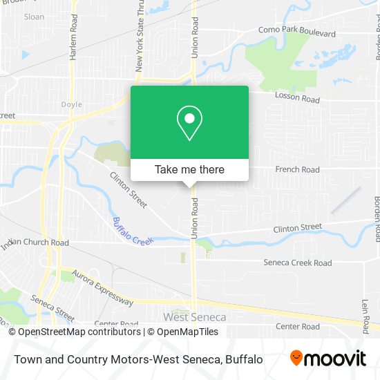 Town and Country Motors-West Seneca map