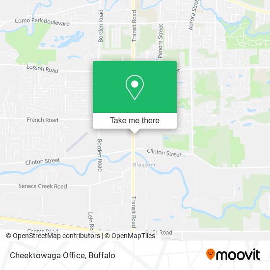 Cheektowaga Office map