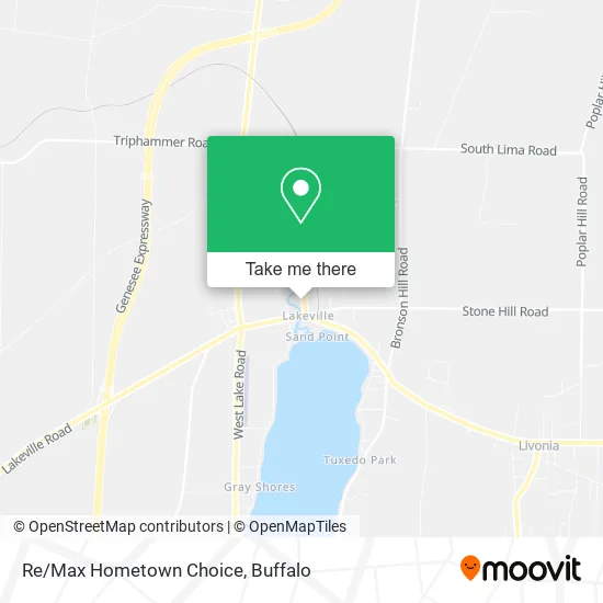 Re/Max Hometown Choice map