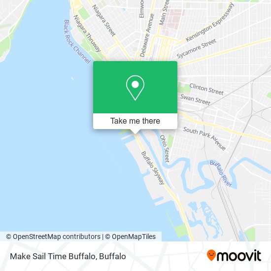 Mapa de Make Sail Time Buffalo