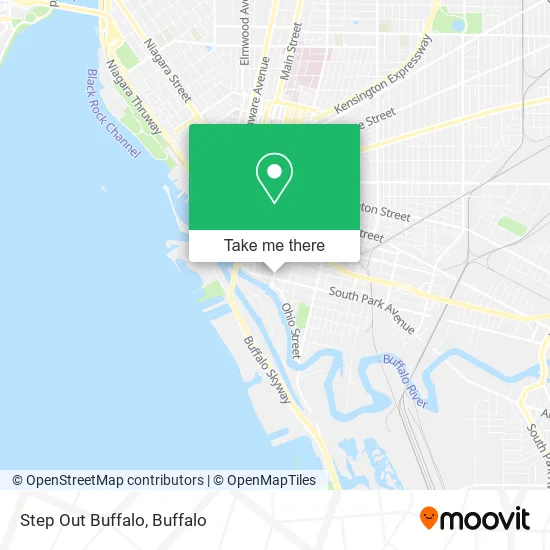 Step Out Buffalo map
