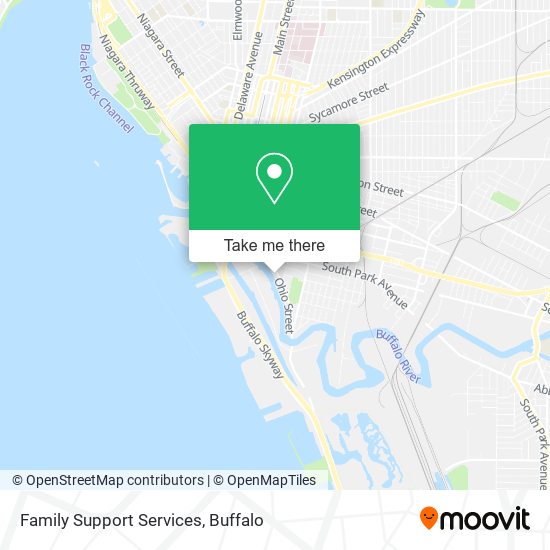 Family Support Services map