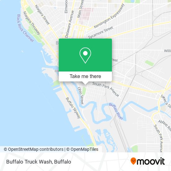 Buffalo Truck Wash map