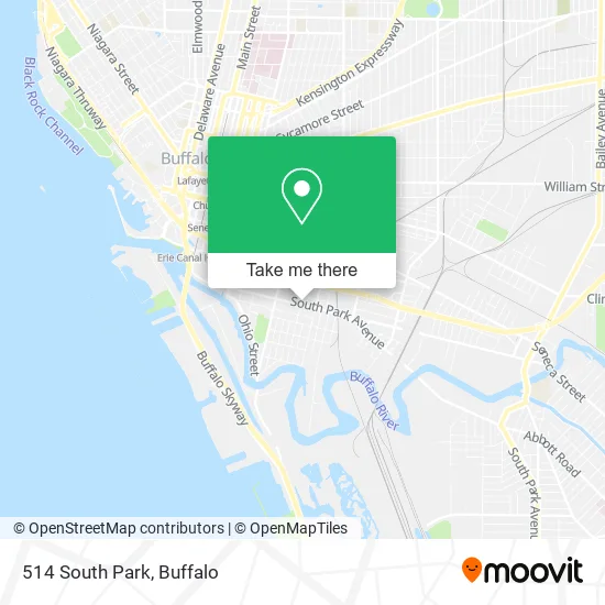 514 South Park map