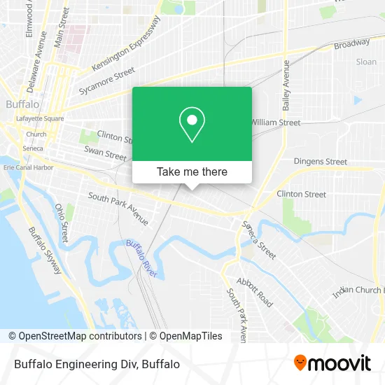 Buffalo Engineering Div map