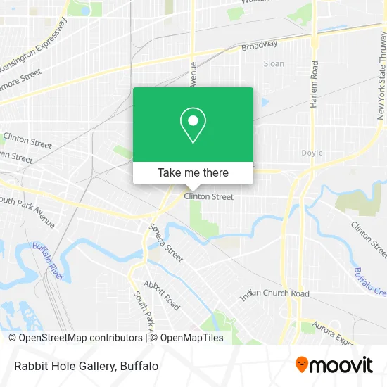 Rabbit Hole Gallery map