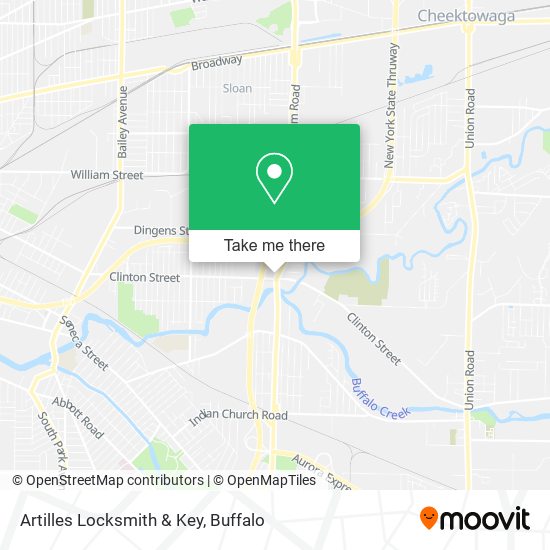 Artilles Locksmith & Key map