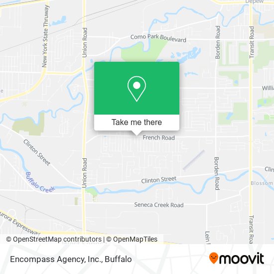 Mapa de Encompass Agency, Inc.