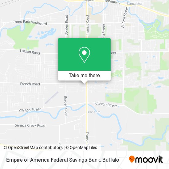 Empire of America Federal Savings Bank map