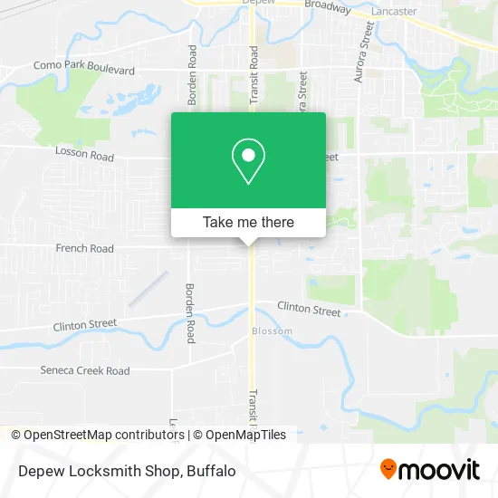 Depew Locksmith Shop map