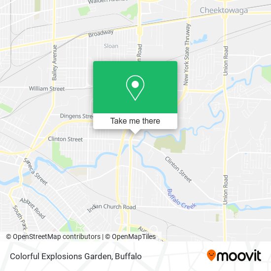 Colorful Explosions Garden map