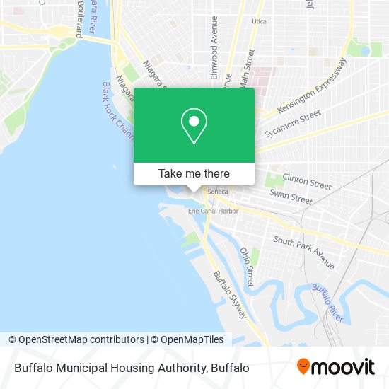Buffalo Municipal Housing Authority map