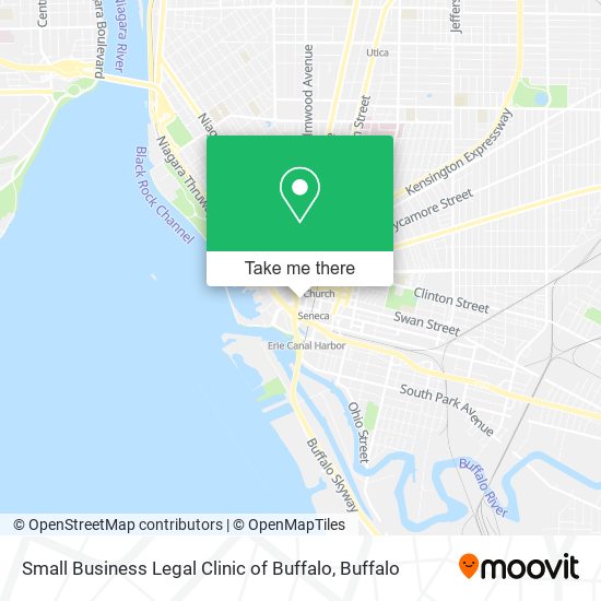 Small Business Legal Clinic of Buffalo map