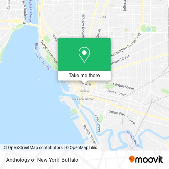 Anthology of New York map