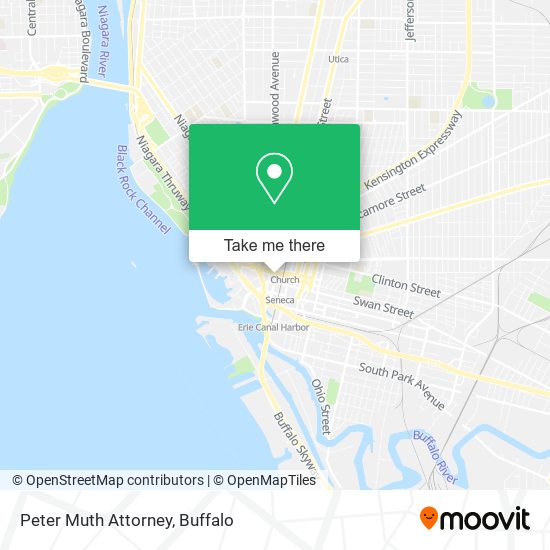 Peter Muth Attorney map