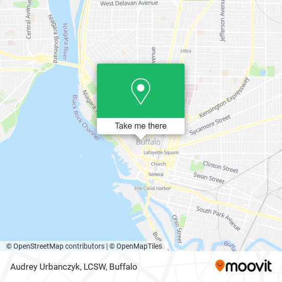 Audrey Urbanczyk, LCSW map