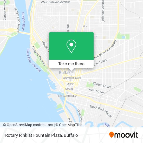 Rotary Rink at Fountain Plaza map