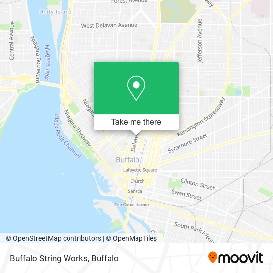 Mapa de Buffalo String Works