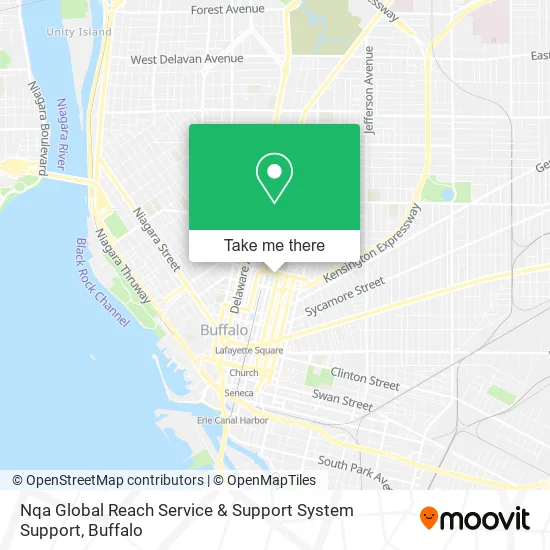Mapa de Nqa Global Reach Service & Support System Support