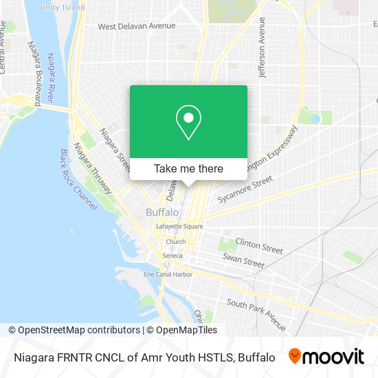 Mapa de Niagara FRNTR CNCL of Amr Youth HSTLS