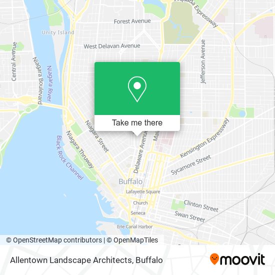 Mapa de Allentown Landscape Architects