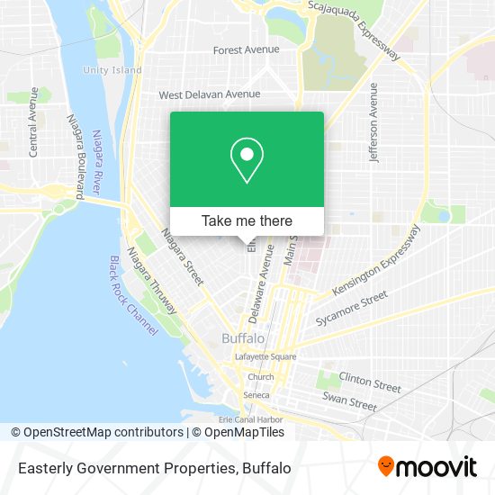 Mapa de Easterly Government Properties