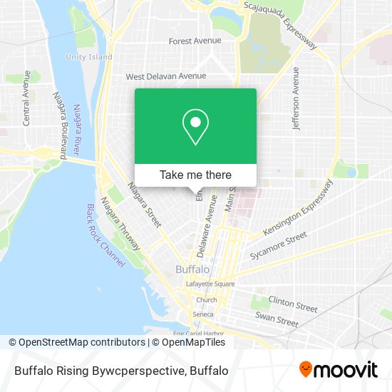 Mapa de Buffalo Rising Bywcperspective