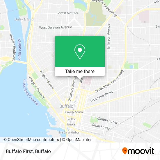 Buffalo First map