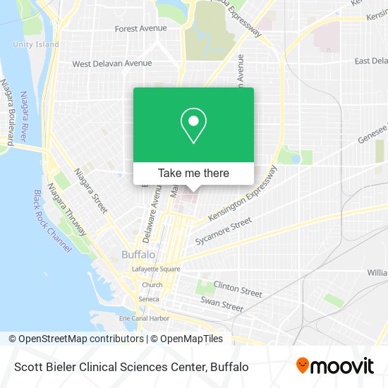 Scott Bieler Clinical Sciences Center map