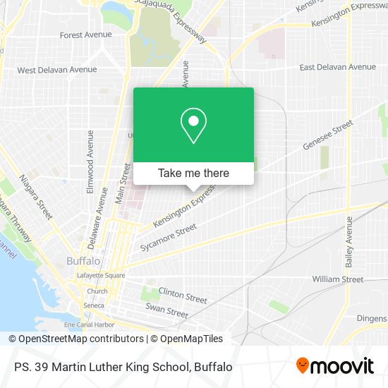 PS. 39 Martin Luther King School map