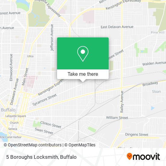 5 Boroughs Locksmith map
