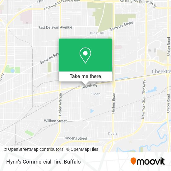 Mapa de Flynn's Commercial Tire