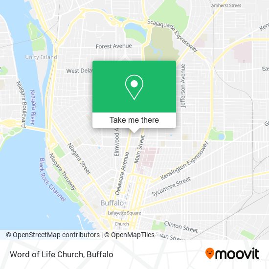 Word of Life Church map