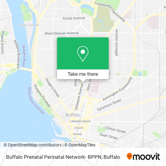 Buffalo Prenatal Perinatal Network- BPPN map