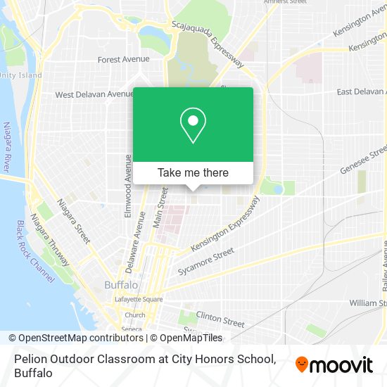 Pelion Outdoor Classroom at City Honors School map