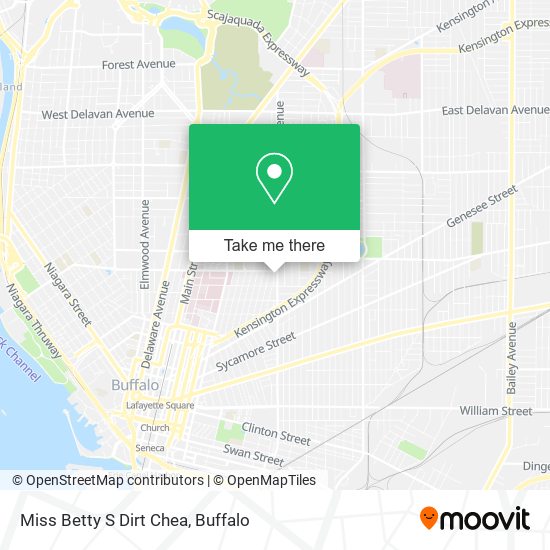 Miss Betty S Dirt Chea map