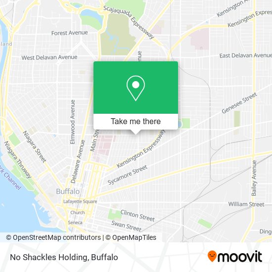 No Shackles Holding map