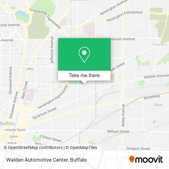 Walden Automotive Center map